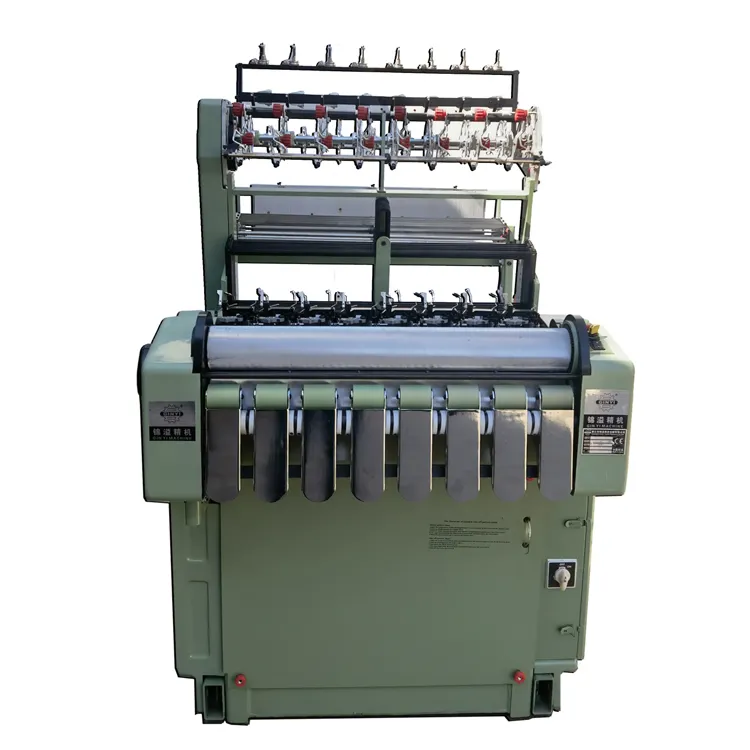 GINYI High Speed Elastic Band Weaving Machine Waistband Ribbon Making Machine Webbing Making Needle Loom Machine