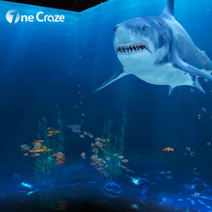 몰입형 비주얼 설치 360도 몰입형 프로젝션 룸 16K 엣지 블렌딩 시스템 박물관 전시홀용 - Product Image 1