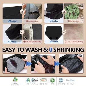 <span class=keywords><strong>Culotte</strong></span> menstruelle à 4 couches, <span class=keywords><strong>culotte</strong></span> physiologique anti-fuite, <span class=keywords><strong>absorbante</strong></span>, maillot de bain menstruel, sous-vêtements menstruels - Product Image 5