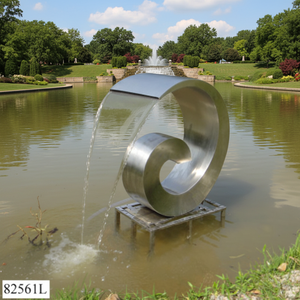 Jardín en el Techo Moderno, Cascada de Acero Corten a Medida, <span class=keywords><strong>Paisaje</strong></span> <span class=keywords><strong>Urbano</strong></span> Futurista - Product Image 5