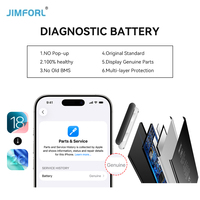 Batterie de téléphone portable OEM 100% d'origine pour iPhone SE 6S 7 8 Plus 12 13 14 15 16 17 Pro Max, batteries iPhone authentiques