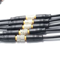 Ip68 industriel M5 M8 M9 M12 M16 M23 étanche mâle femelle prise 3 4 5 6 8 12 broches câble fil circulaire étanche M12 connecteur