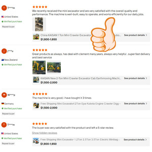 Mini Excavadora de 1 Tonelada, Nueva Excavadora Compacta sobre Orugas, Pequeña Máquina Excavadora para Trabajos de Construcción en Granjas y Jardines - Product Image 6