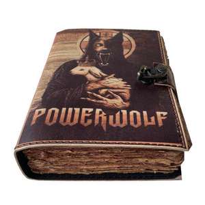 Leather Journal Wholesaler Printed Wolf Leather Book of Shadows Blank Journal Office Supplies Notebook Writing <b>Pads</b> - Product Image 4