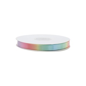 Custom Double Face Luxury Satin <b>Ribbon</b> 20mm Wide Organza Material Washable Durable Rainbow Color for Crafting and Decorations - Product Image 2