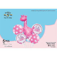 Serie de globos de fiesta para niñas Globos de fiesta desechables Globos de decoración de fiesta temática para niños