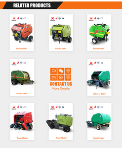 Mini-presse à balles ronde à faible consommation, équipement d'emballage de foin et de ensilage, tractée par tracteur, meilleur prix - Product Image 6