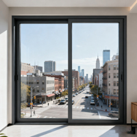 Ventanas Cortafuegos de Acero Modernas de Alta Calidad Resistentes al Fuego para Uso Exterior en Edificios Comerciales con Tamaños Personalizables