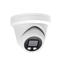 2024 YCX 4K 8MP Colorvu Dome Network Security Turret IP Camera IP66 HIK Protocol POE Colorful Image At Day And Night