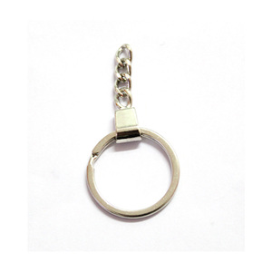 Fabricant de fournitures de gros Porte-clés en métal pendentif en métal avec chaîne pour décoration + chaîne de meulage à 4 sections - Product Image 6