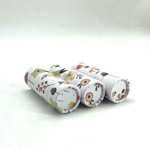 Biodegradable High-End Custom Cylindrical Child Waterproof Paper Tube <b>Box</b> with Safety Buckle for Cosmetics Eco Packaging - Product Image 5
