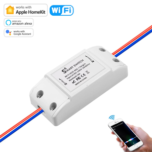 홈 키트 스마트 라이트 스위치 모듈 10A 범용 차단기 타이머 APP 원격 제어 작업 알렉사 구글 홈 - Product Image 1