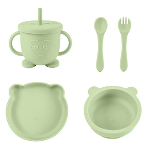 Plato <span class=keywords><strong>de</strong></span> Alimentación <span class=keywords><strong>para</strong></span> Bebés, Antideslizante, con Asas, Venta Caliente Transfronteriza, Bonito, <span class=keywords><strong>de</strong></span> Silicona <span class=keywords><strong>de</strong></span> Grado Alimenticio, <span class=keywords><strong>para</strong></span> <span class=keywords><strong>Alimentos</strong></span> Complementarios - Product Image 5