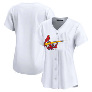 شورت بيسبول أبيض محدود الإصدار لفريق سانت لويس 2025 للجنسين، مقاسات كبيرة، زي موحد مخصص مع شعارات مطرزة، سريع الجفاف - Product Image 3