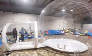 Tente Bulle Gonflable Globe PVC Clair Transparent Dôme Igloo pour Camping Extérieur Événement Mariage Fête Maison Bulle Gonflable - Product Image 5