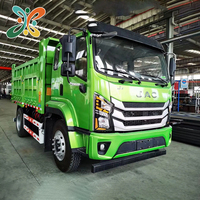 Camion benne léger JAC 4x2 d'occasion avec moteur Weichai, direction à gauche, boîte diesel