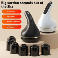 Nouvel appareil de massage à ventouses électrique portable rechargeable avec compresse chaude et fonction intelligente