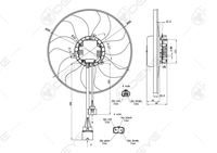 Module de commande de résistance du ventilateur de refroidissement du radiateur OE 1K0959455DT 1K0959455FJ 1K0959455DL 1K0959455N pour AUDI A3 TT SEAT SKODA VW