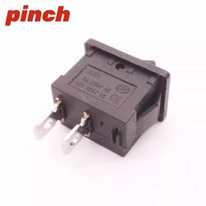 Interruptor basculante Pinch Kcd1 6A 250V CA, encendido/apagado, industrial, de plástico, 2P, terminal de tornillo - Product Image 1