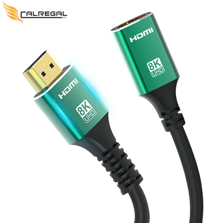 كابلات HDMI بمنفذ HDMI 8k 4k لربط الشاشات والفيديو بالكمبيوتر تُباع بالجملة من المصنع