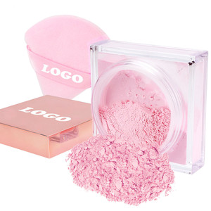 Aangepaste Luxe Hydraterende Veganistische Waterdichte 15G Natuurlijke Losse Setting Poeder Talkvrij Mattify Make-Up Setting Poeder - Product Image 1