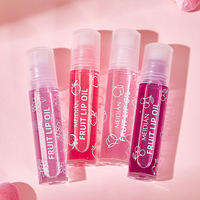 Vente en gros Huile à lèvres hydratante 4 couleurs aux fruits Huile à lèvres hydratante longue durée personnalisée Huile à lèvres