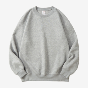 Felpe in Pile da <span class=keywords><strong>Uomo</strong></span> OEM 350gsm, Maglioni <span class=keywords><strong>Girocollo</strong></span> a Trama Lavorata a Maglia Vestibilità Regolare Vuoti per Stampa Logo - Product Image 1