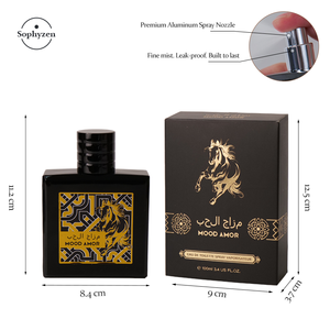 Sophyzen Premium 100 мл EDT Oud Mood Royal Amber Woody Inspire, стойкий парфюм-спрей унисекс в арабском стиле из Дубая - Product Image 2