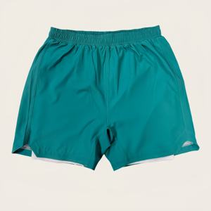 2 Double Layer MMA Vale Tudo Shorts Glappling Fighters Treinamento Ginásio Correndo Athletic Shorts Mens Mulheres 2 em 1 Shorts De Mma - Product Image 1