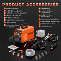 FEIFANKE 145A 110V Nouvelle machine à souder multi-processus 4-en-1 MIG/flux core/MMA Stick/Lift TIG IP21S en alliage d'aluminium IGBT