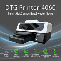 Imprimante DTG automatique A2 avec têtes EPS XP600, taille 4060, pour impression directe sur vêtement en coton personnalisé