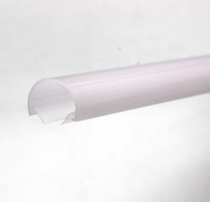 Modern Transparent PC Polycarbonate PMMA Cover <strong>LED</strong> <strong>Diffuser</strong> Linear Light Extrusion Strip Profile - Product Image 1