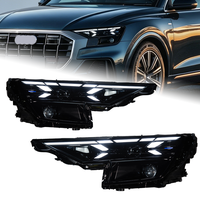Feux de voiture pour Audi Q8, phare LED 2020-2024, lentille de projecteur, phare avant, animation de signal dynamique, accessoires automobiles