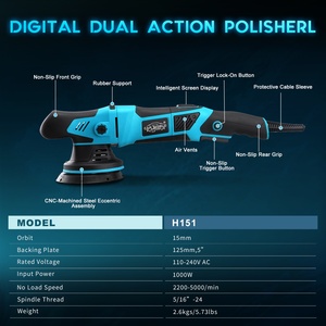 Car Shield 125mm 5 Zoll 15mm Orbit Digitaler Auto Polierer Poliermaschine Exzenterpoliermaschine mit Intelligentem Bildschirmdisplay - Product Image 6