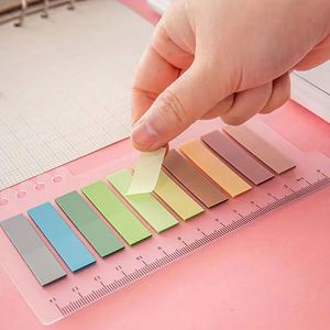 200 feuilles/carnet d'indexation, notes autocollantes avec cartes arrière, papeterie pour étudiants et enfants, blocs-notes adhésifs, personnalisation en gros - Product Image 5