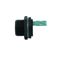 IP67 Wasserdichte Runde Cat5e RJ45 Buchse zur Paneelmontage 90 Grad