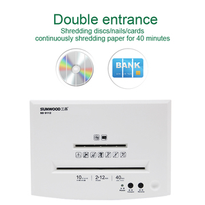 Deko — broyeur de papier, SD9112, pour 9 feuilles de papier, CD, cartes, ongles, broches - Product Image 2