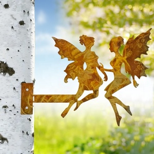 Adornos de jardín de pingüinos, Ornaments Garden Down, Caterpillar Girl, Wolf, Modern Edge Dance, Artículos de pingüinos enanos, Artículos con acabado oxidado, Eagle Seal B - Product Image 2