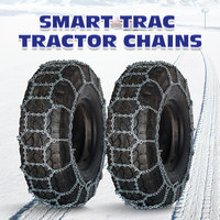 Cadenas de Tractor SMART T Nuevas y Reforzadas para Terreno Nevado/hieloso, Eslabones de Acero Aleado para Auto/Camioneta/Tractor