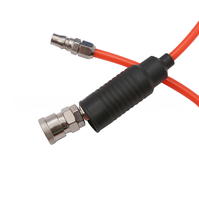 Enrouleur de tuyau d'air rétractable pour pistolets de pulvérisation, raccord rapide 1/4 NPT, enrouleur de tuyau d'eau pour compresseur et aspirateur avec raccords, gonfleur de pneus
