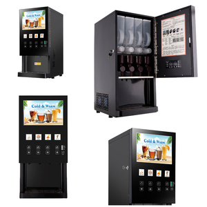 เครื่องชงกาแฟและเครื่องดื่มสำเร็จรูปเชิงพาณิชย์ YKT4-01 กำลังไฟ 2.95 แรงม้า 4 กระปุก 8 ตัวเลือก ควบคุมอัจฉริยะ ทำความสะอาดอัตโนมัติ 10 แก้ว/นาที YKT4- - Product Image 1