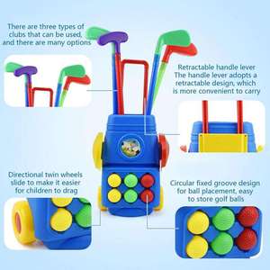 Juego <span class=keywords><strong>de</strong></span> <span class=keywords><strong>Golf</strong></span> para niños pequeños, juguetes para niños, Maleta <span class=keywords><strong>de</strong></span> <span class=keywords><strong>Golf</strong></span>, juego <span class=keywords><strong>de</strong></span> juegos, juguetes deportivos, palos <span class=keywords><strong>de</strong></span> <span class=keywords><strong>Golf</strong></span>, juguetes para interiores y exteriores para niños pequeños - Product Image 6