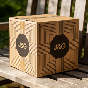 Emballage en carton ondulé brun personnalisé en gros pour les produits électriques, les meubles, les boissons avec des boîtes à couvercle - Product Image 1