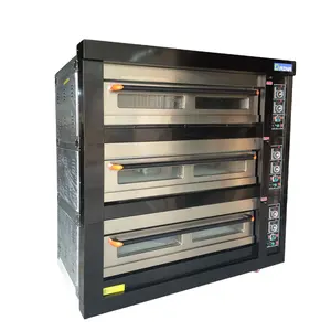 bakery machine!!! oven with gas stove/ industrial bread making oven/ deck/ pizza baking oven