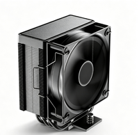 Refroidisseur de processeur rapide pour Intel LGA 1700 1851 AMD AM5, 4 caloducs, 100 mm PWM, refroidissement silencieux à air