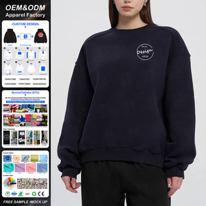 Sweat-shirt réversible pour femme, de haute qualité, épais (380 g/m²), en tissu Air Layer, pour vêtements de sport, impression personnalisée, nouvelle arrivée - Product Image 1