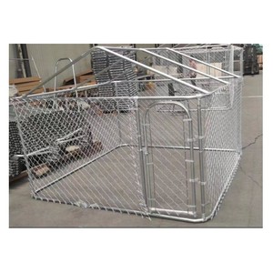 6 ft. x 10 ft. x 10 ft. Ngoài trời Chuỗi liên kết chó kennel với mái khung - Product Image 1