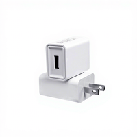 Chargeur mural USB QC3.0, chargeur rapide 5V/1A 5W, universel, ignifuge, pour outils électriques, téléphones portables, tablettes, écouteurs, respectueux de l'environnement