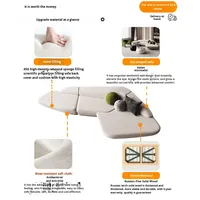 Canapé gonflable à une place, style minimaliste moderne de luxe léger, avec cadre en bois et éponge, pour bureau de vente et salon de beauté