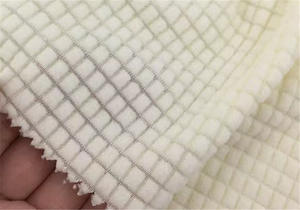 Venta directa de fábrica 100POLY Polar Fleece Soft <span class=keywords><strong>pin</strong></span> <span class=keywords><strong>check</strong></span> Tejido de punto sólido para prendas de vestir - Product Image 4